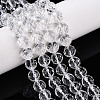 Natural Quartz Crystal Beads Strands G-S345-10mm-35-1