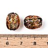 Handmade Foil Lampwork Beads Strands FOIL-T008-07E-4