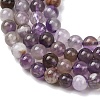 Natural Chevron Amethyst Beads Strands G-K256-51-4mm-6