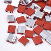 Electroplate Opaque Glass Seed Beads SEED-S023-18C-02D-1