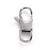 Tarnish Resistant 304 Stainless Steel Lobster Claw Clasps STAS-I117-02A-P-1
