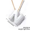Alloy Initial Pendant Necklaces RS8745-14-1
