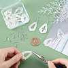 CHGCRAFT DIY Dangle Earring Making Kits SHEL-CA0001-005-3