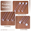 Transparent Tube Plastic Bead Containers with Lids CON-WH0092-81B-4