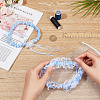 MAYJOYDIY US 1 Set Polyester Lace Elastic Bridal Garters DIY-MA0003-42-3