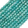 Natural Amazonite Beads Strands G-G453-A02-6mm-2
