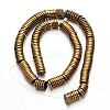 Electroplate Non-magnetic Synthetic Hematite Beads Strands X-G-F300-17B-03-2