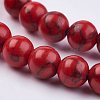 Imitation Synthetic Turquoise Bead Strands G-F434-8mm-01-3