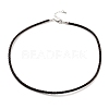 Braided Round Imitation Leather Bracelets Making BJEW-H610-01P-09-1