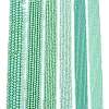 Electroplate Opaque Solid Color Glass Beads Strands LS-EGLA-A044-P6mm-L14-2
