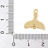 Brass Pave Natural White Shell Connector Charms KK-S522-03A-G-3