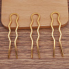 Alloy Hair Forks Findings LS-OHAR-PW0001-109G-1