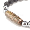 Mala Beads Bracelet BJEW-JB07890-01-4