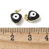 Brass Enamel Charms KK-S518-03D-G-3