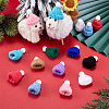 50Pcs 10 Colors Polyester Doll Woolen Hat DOLL-CP0001-01-4