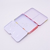 Empty Watercolor Tin Box Palette Paint Case CON-WH0079-38-2