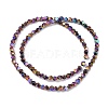 Electroplated Synthetic Non-magnetic Hematite Beads Strands G-A234-G03-01E-2
