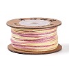 30M Segment Dyed Macrame Cotton Cord OCOR-T018-01V-1