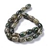 Tibetan Style dZi Beads Strands TDZI-E005-01P-4