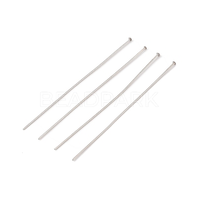 304 Stainless Steel Flat Head Pins X-STAS-Z089-03P-15-1