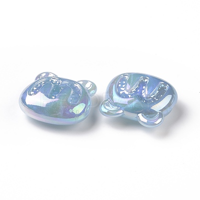 Opaque Acrylic Beads OACR-A010-07C-1