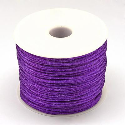 Nylon Satin Rattail Cords NWIR-R025-1.0mm-675-1