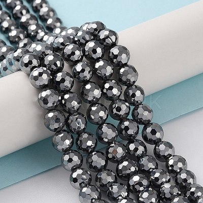 Terahertz Stone Beads Strands G-G048-A01-03-1