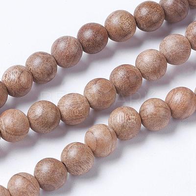 Natural Wood Beads Strands X-WOOD-J001-02-6mm-1
