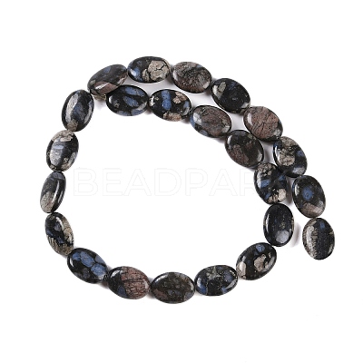 Natural Glaucophane Beads Strands G-C141-D01-03-1