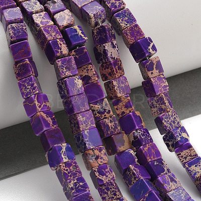 Natural Imperial Jasper Beads Strands G-I248-02-02-1