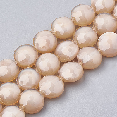 Opaque Solid Color Glass Beads Strands LS-GLAA-N032-05M-1