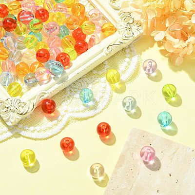 Transparent Acrylic Beads MACR-YW0002-72B-1