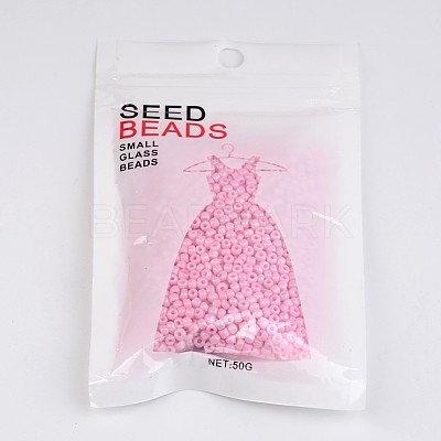 8/0 Opaque Colours Round Glass Seed Beads X-SEED-A010-3mm-55-1