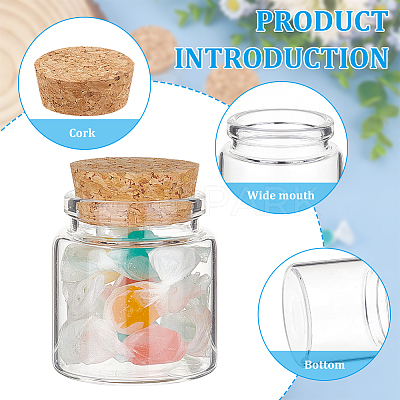 Empty Glass Bottle LS-AJEW-WH0470-43A-1