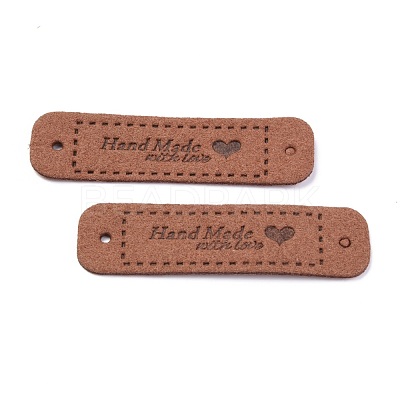 PU Leather Label Tags DIY-H131-A05-1