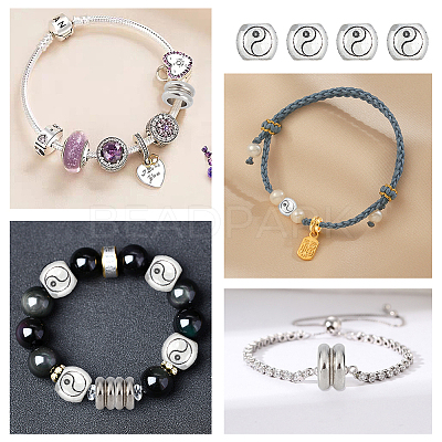 Tibetan Style Alloy European Beads FIND-DC0002-68-1