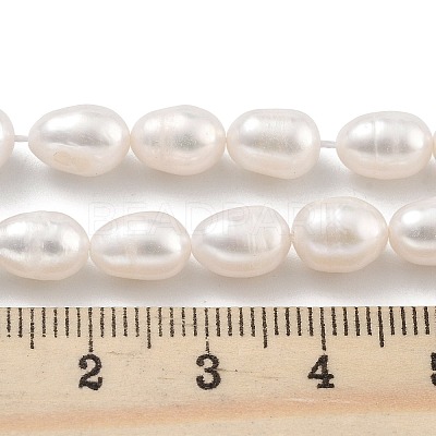 Natural Cultured Freshwater Pearl Beads Strands PEAR-P062-08H-1