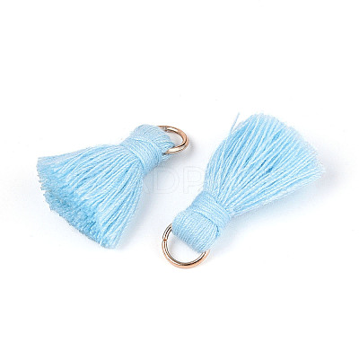 Polycotton(Polyester Cotton) Tassel Pendant Decorations FIND-S280-11-1