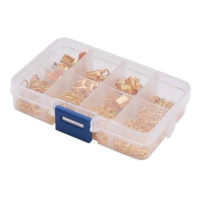 1Box Jewelry Findings 20PCS Alloy Lobster Claw Clasps FIND-X0001-G-B-1