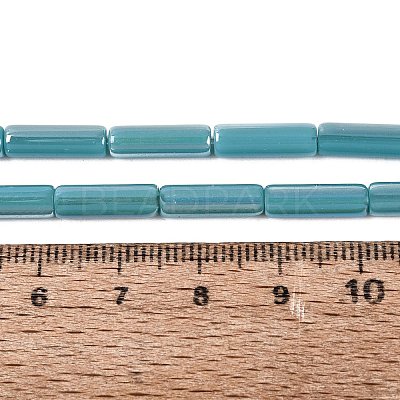 Electroplate Opaque Glass Beads Strands EGLA-Q132-02A-B03-1