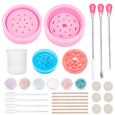 DIY Grinder Silicone Molds Kits DIY-GF0002-45-1