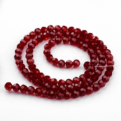 Transparent Glass Bead Strands X-GLAA-G013-6mm-97-1