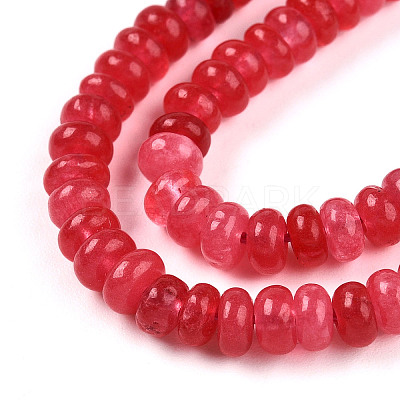 Dyed Natural White Jade Beads Strands G-T139-57A-09-1