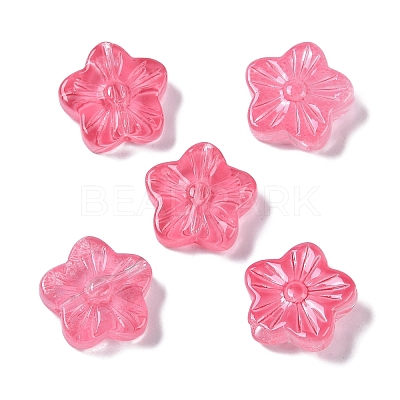 Baking Paint Glass Beads GLAA-S202-06B-1