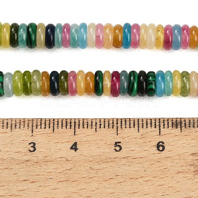 Dyed Natural White Jade Beads Strands GG-CBA47A4-C02-2X6MM-1