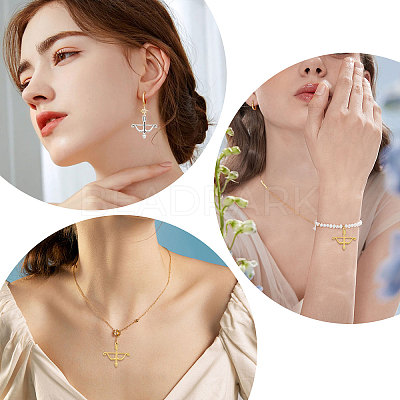 100Pcs 2 Colors Tibetan Style Alloy Pendants FIND-CA0011-58-1