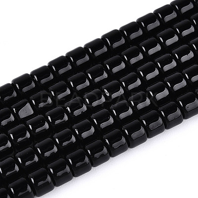 Opaque Solid Color Glass Beads Strands LS-GLAA-N065-4x4mm-C10-1