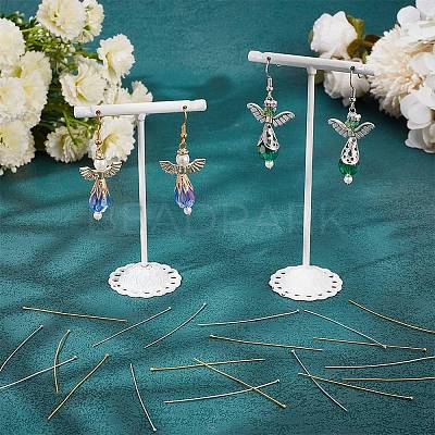 500Pcs 2 Colors Brass Ball Head Pins KK-SC0005-34-1