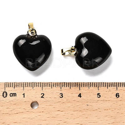 Brass Enamel Pendants KK-M324-06A-G-1