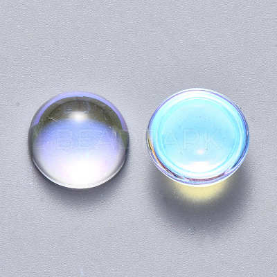 Transparent Glass Cabochons GLAA-S190-013A-C01-1